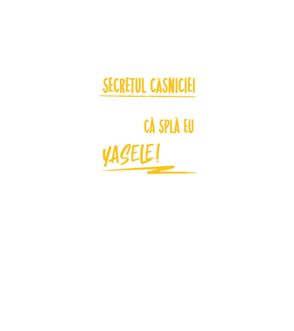 Secretul căsniciei sănătoase model negru pe tricou