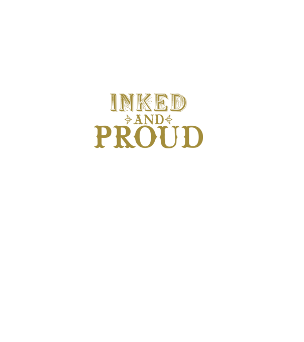 Inked and proud model negru pe tricou