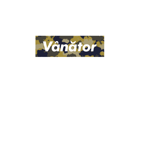 vânător model roz pe tricou