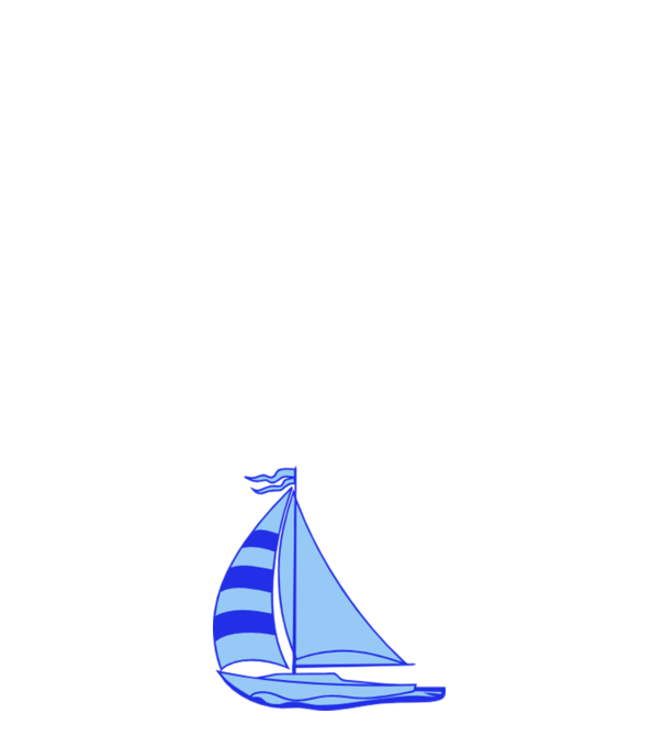 Vapor model albastru deschis pe tricou