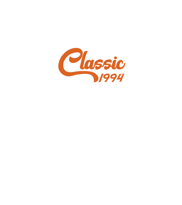 1994 Classic model alb pe tricou