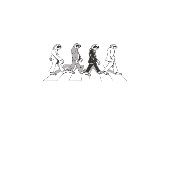 Beatles model turcoaz pe tricou