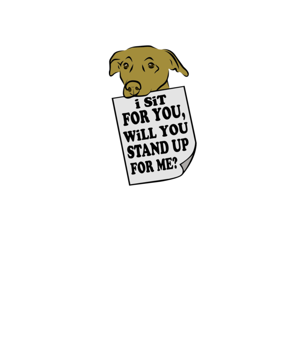I sit for you model negru pe tricou