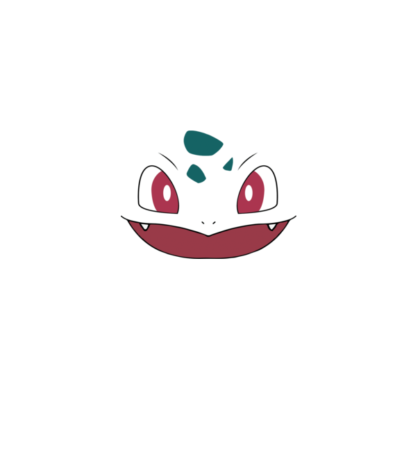Bulbasaur model albastru deschis pe tricou
