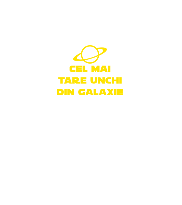 Cel mai tare unchi din galaxie model gri închis pe tricou