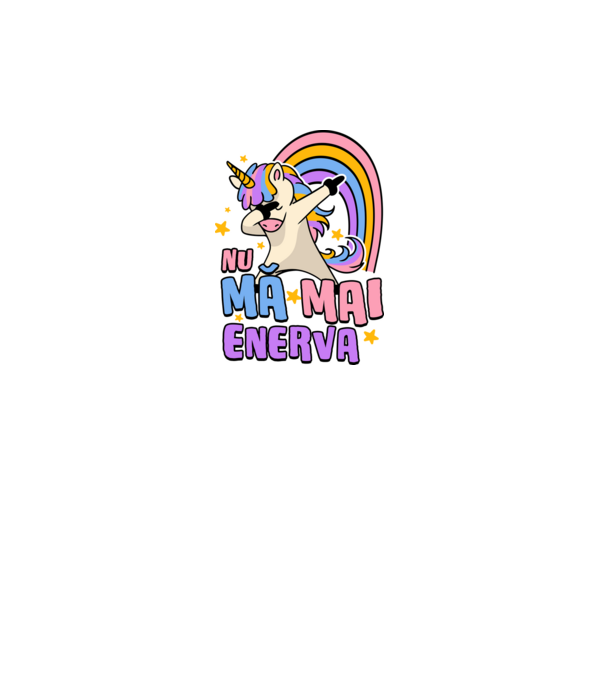 Nu mă mai enerva model negru pe tricou