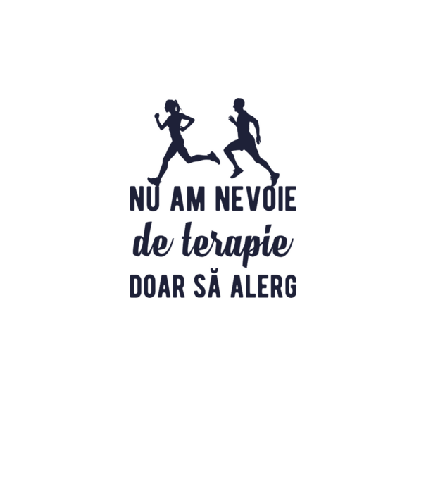 nu am nevoie de terapie, doar să alerg model galben neon pe tricou