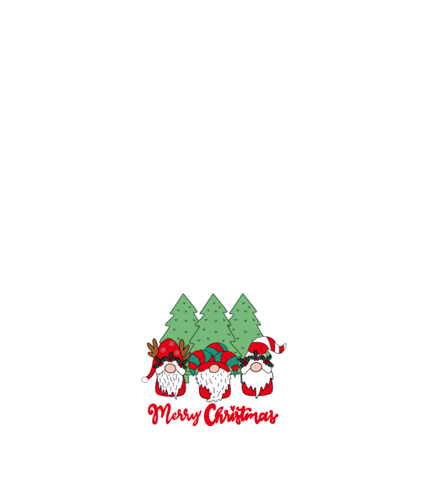 Merry christmas gnomes model albastru închis pe tricou