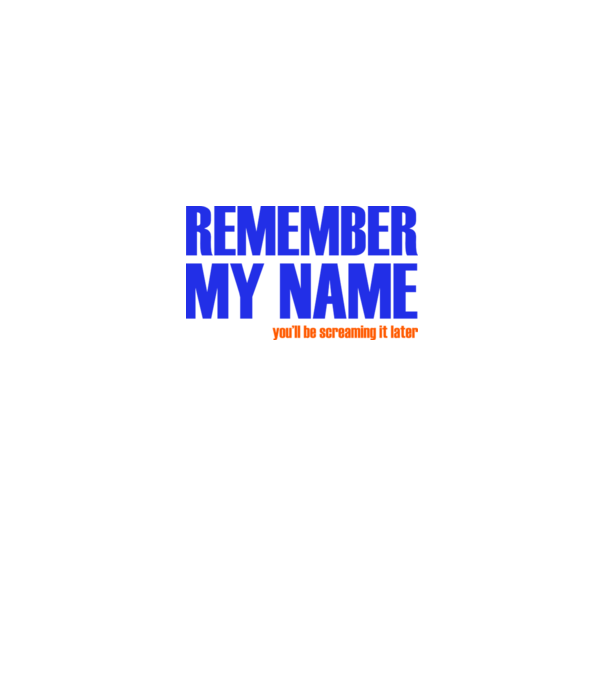 Remember My Name model alb pe tricou