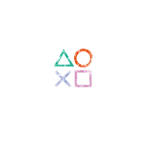 PlayStation icon model negru pe tricou