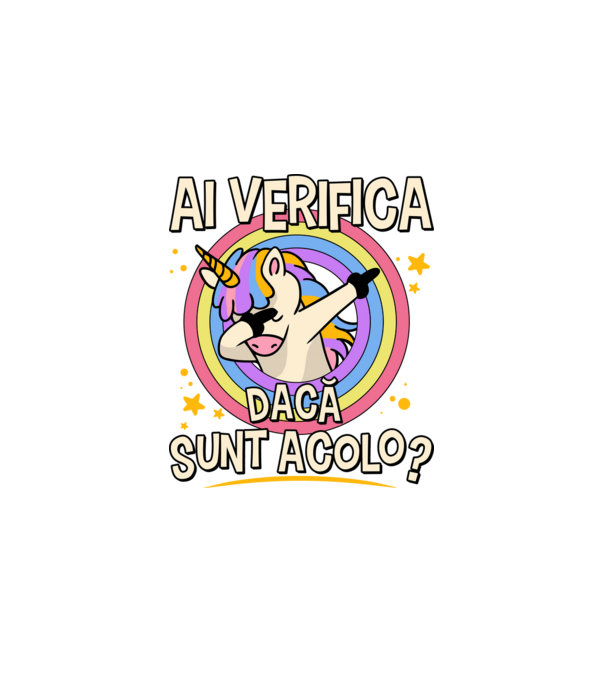 Ai verifica dacă sunt acolo? model negru pe tricou