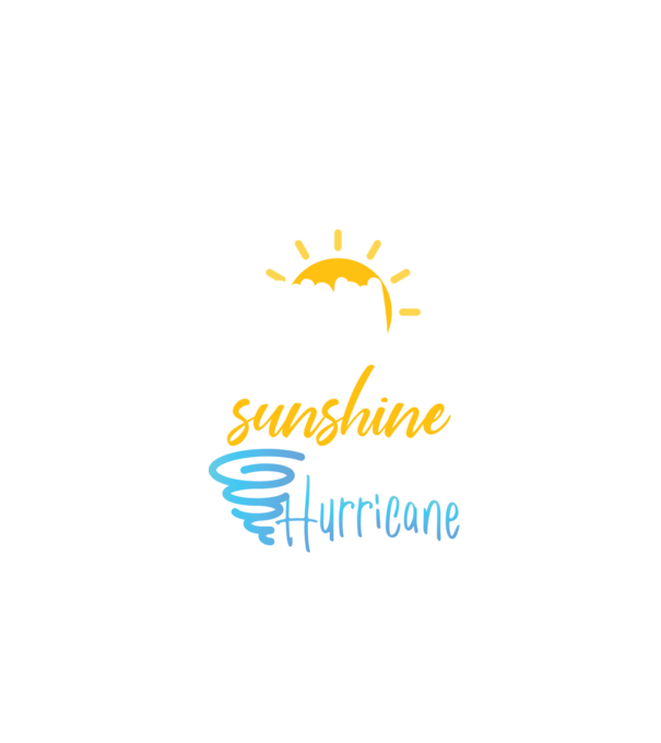 January Girls are Sunshine mixed with a little Hurricane model negru pe tricou