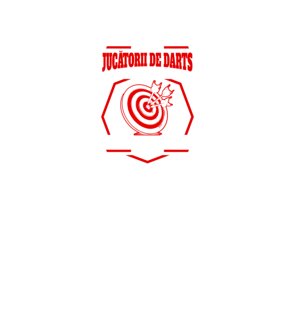 Toți jucătorii de darts sunt creați egali, dar numai cei mai buni sunt născuți în mai. model negru pe tricou