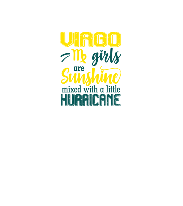 Sunshine with Hurricane VIRGO model negru pe tricou