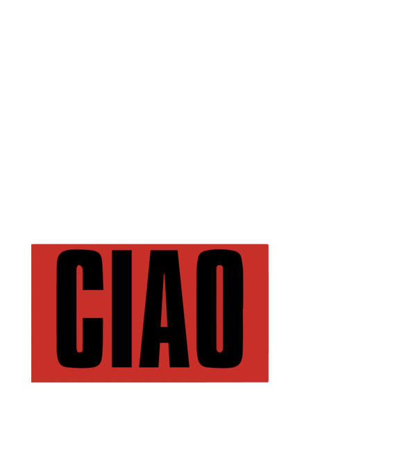 bella ciao model alb pe tricou