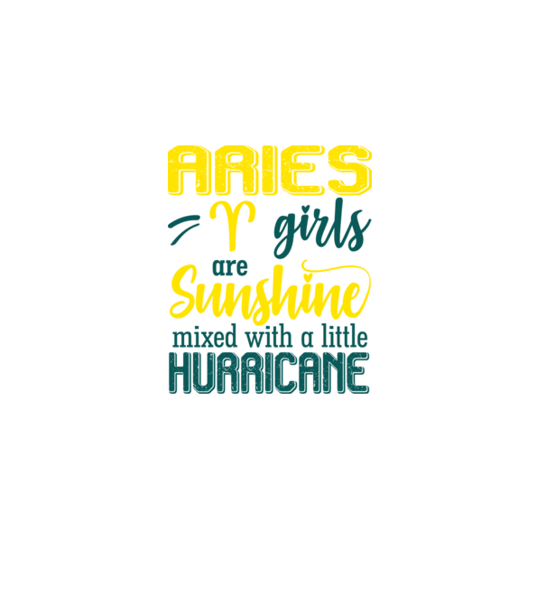 Sunshine with Hurricane ARIES model negru pe tricou