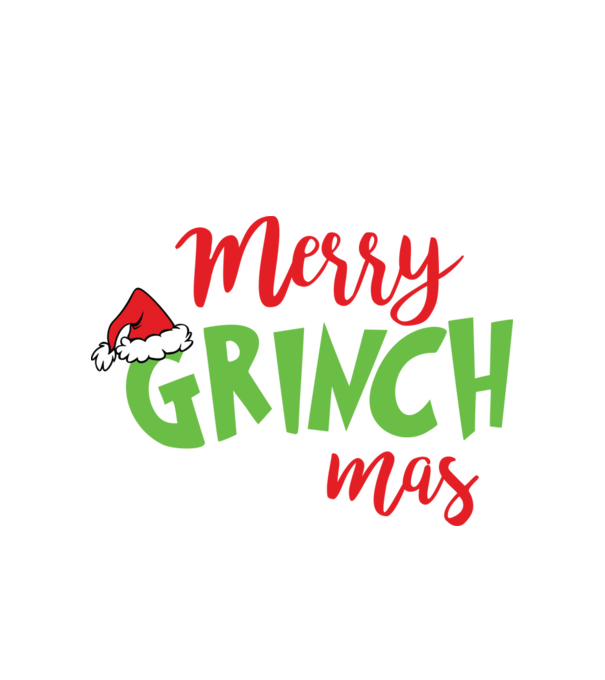 Grinchmas model alb pe tricou