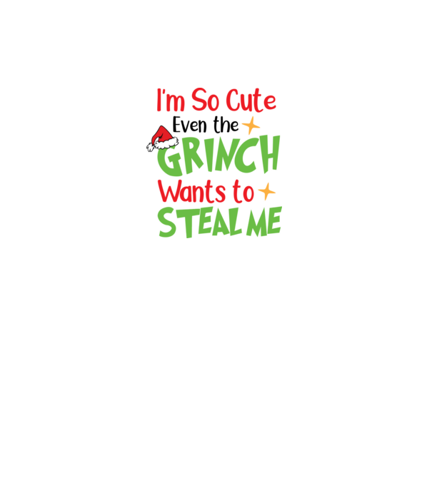 So cute Grinch model negru pe tricou