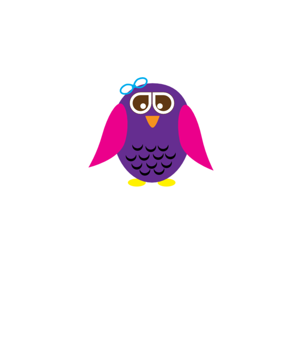 Owl model dusty pink pe tricou