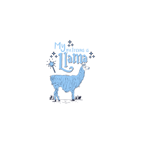 My patronus is Llama model negru pe tricou