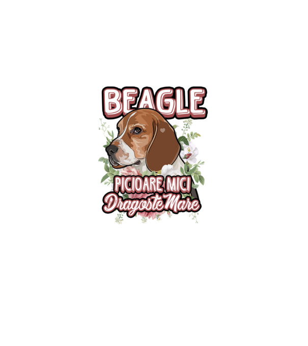 Bulldog francez picioare mici dragoste mare model alb pe tricou
