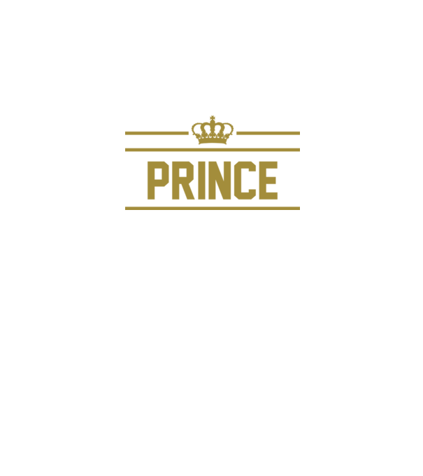Prince model negru pe tricou