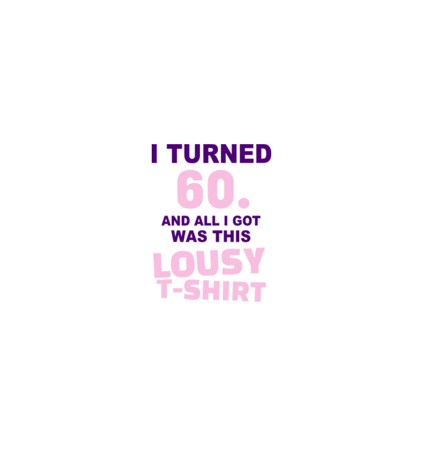 Lousy T-shirt 60 model albastru regal pe tricou