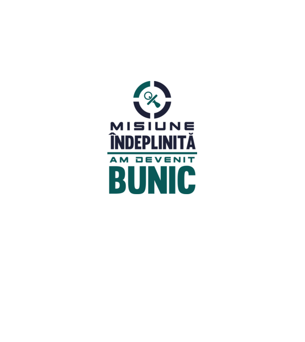 Misiune îndeplinită - am devenit bunic model albastru deschis pe tricou