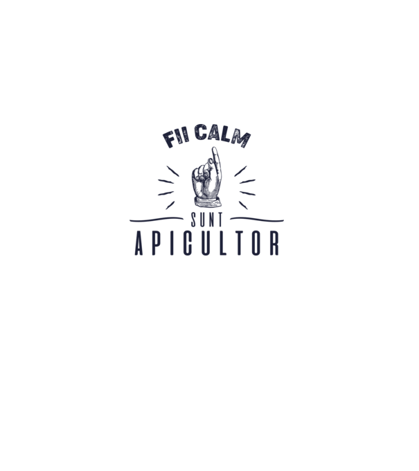 Fii calm.... sunt apicultor model gri pe tricou