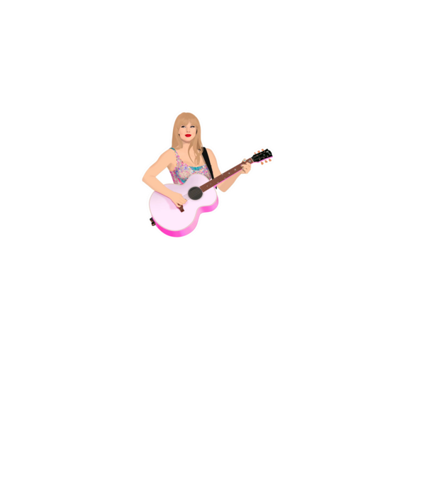 Taylor Swift pink model roz deschis pe tricou