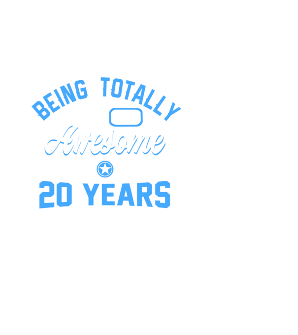 Being totally awesome 20 model alb pe tricou