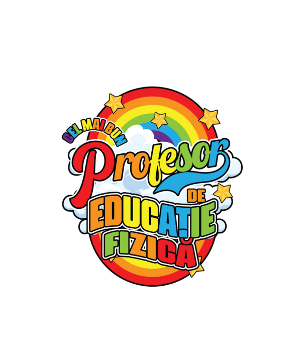 Cel mai bun educație fizică model alb pe tricou
