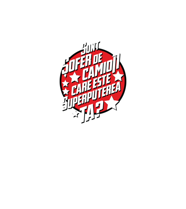 sunt șofer de camion, care este superputerea ta? model verde neon pe tricou