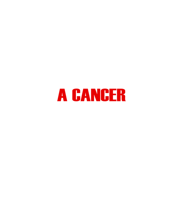 Piss of a CANCER model negru pe tricou