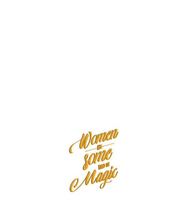 Women are magic model albastru închis pe tricou