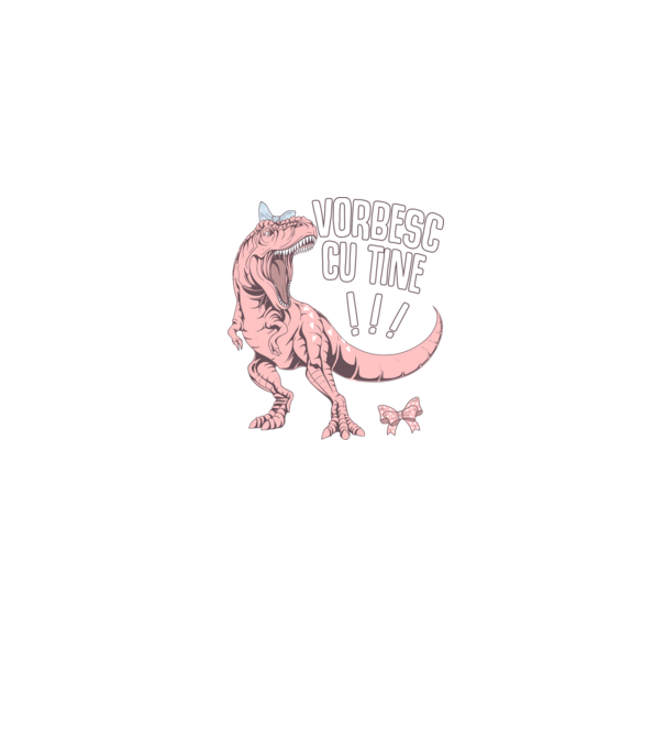 Vorbesc cu tine! #mamasaurus model albastru jeanși pe tricou