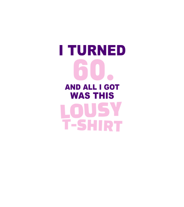 Lousy T-shirt 60 model albastru regal pe tricou