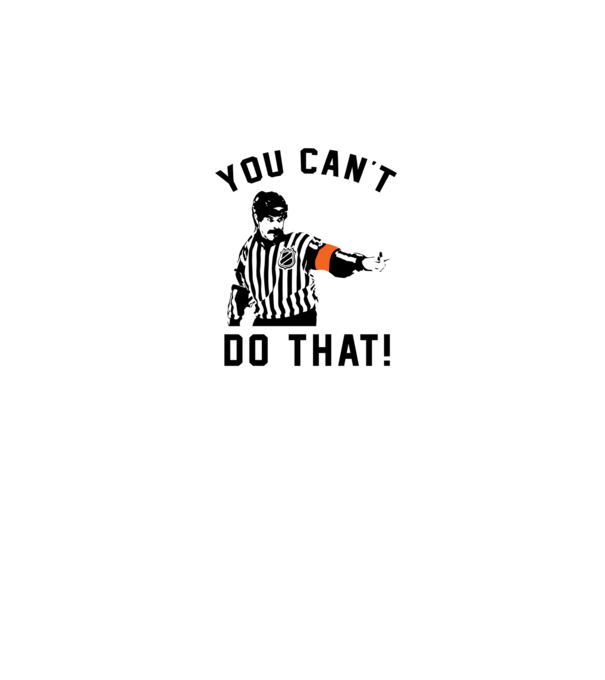 'You can''t do that!' model alb pe tricou