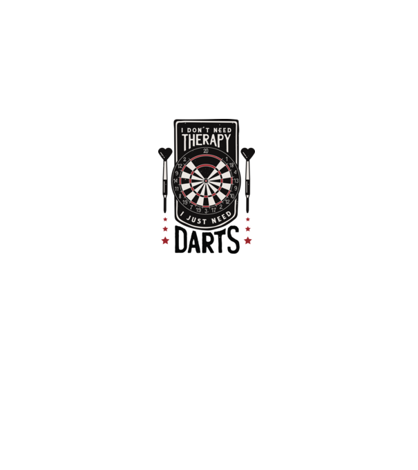 Darts Therapy model gri pe tricou