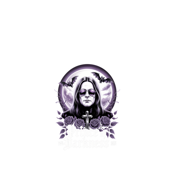 Prince of Darkness model negru pe tricou