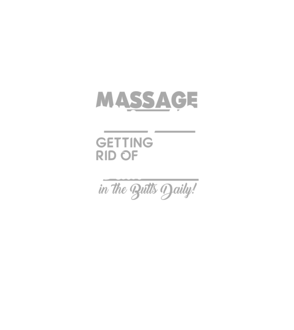 Massage pain model negru pe tricou