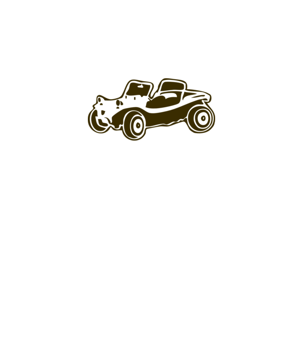 Buggy model alb pe tricou