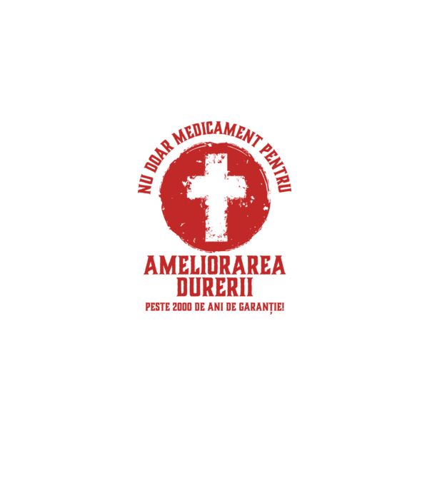 Nu doar medicament pentru ameliorarea durerii, peste 2000 de ani de garanție! model alb pe tricou