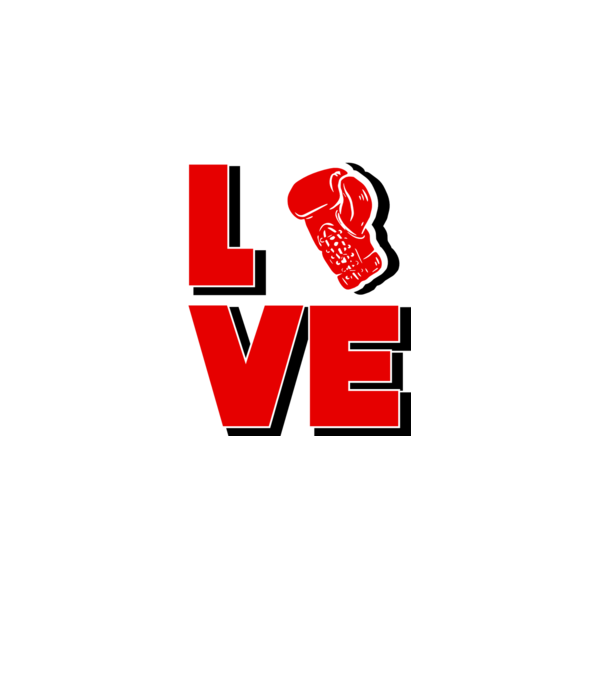 LOVE BOX model alb pe tricou