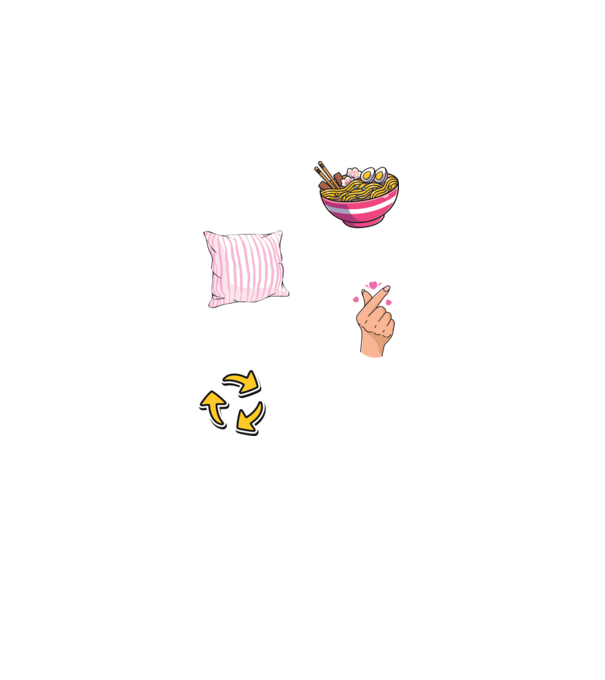 K-POP EAT SLEEP model negru pe tricou