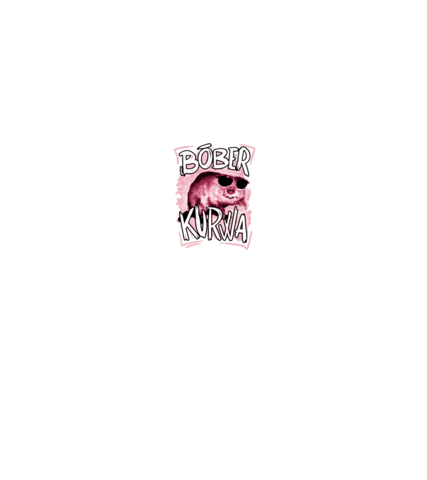 Bóber wtf model negru pe tricou