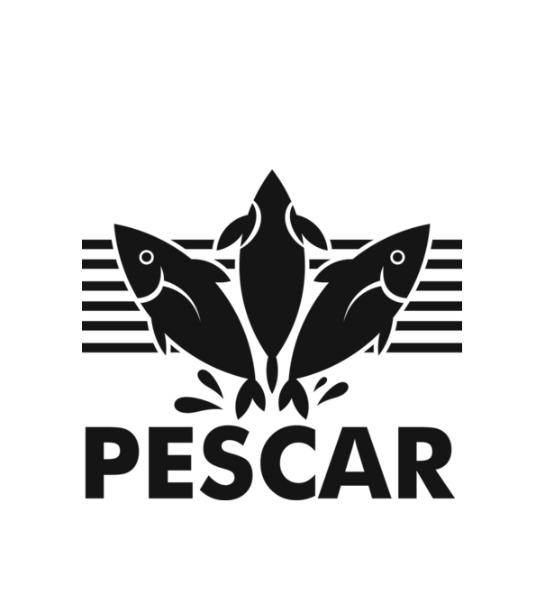 Pescar original model alb pe tricou