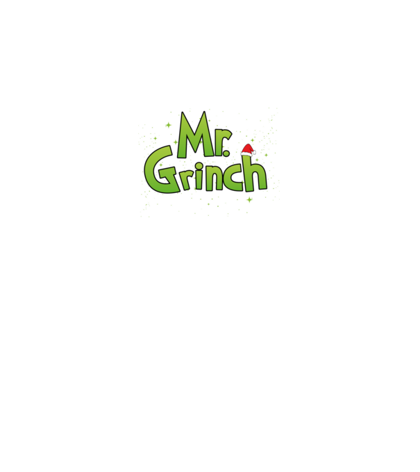 Grinch Family Mr Grinch model negru pe tricou