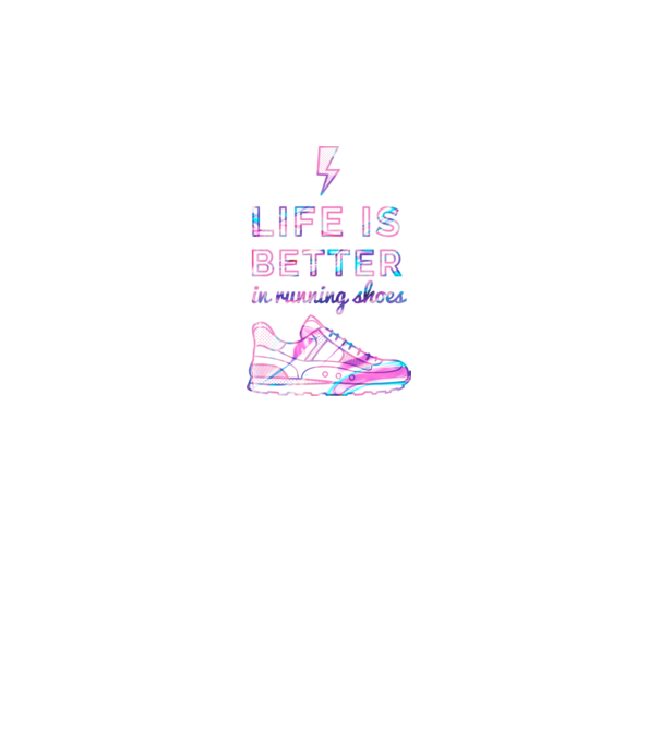 Life is better running shoes HOLO model gri pe tricou