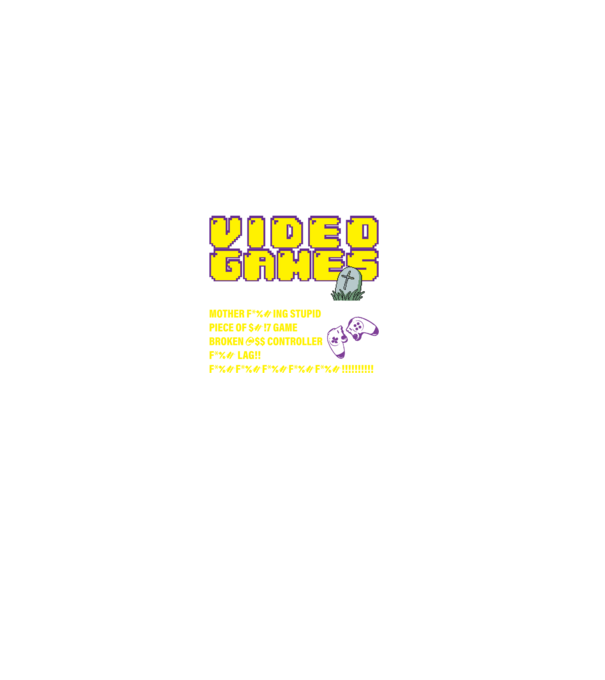 I don't always die when playing video games model negru pe tricou